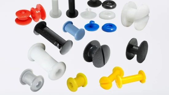 Multi Color Plastic Book Binding Fastener Nylon Snap Rivet Male Female Push Lock Stationery Screws Clips